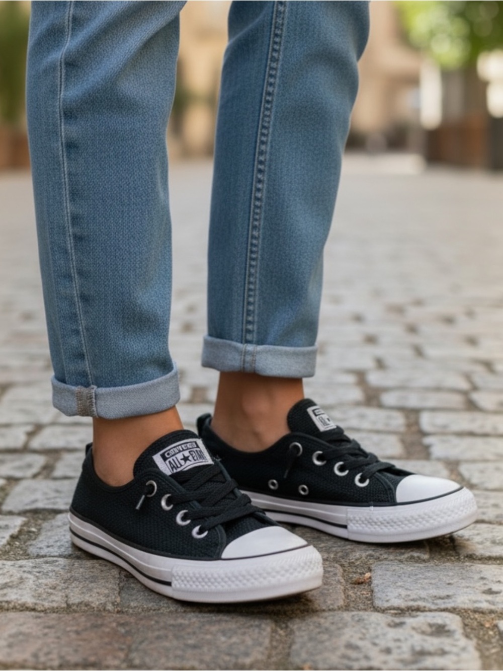 Converse All Star Black Canvas Sneakers